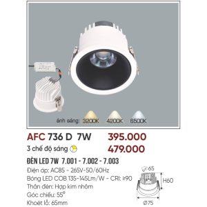 AFC 736 D LED 7W - 1 màu 3 AFC 736 D LED 7W - 1 màu 5