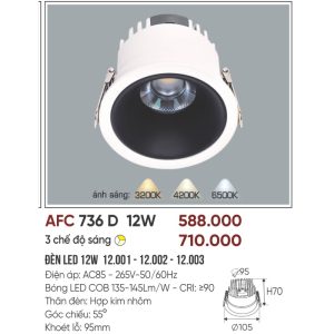 AFC 736 D LED 12W - 1 màu 5
