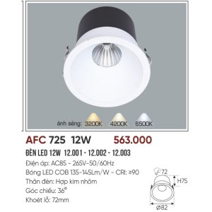 AFC 725 LED 12W 5