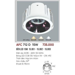 AFC 712 D LED 15W 5