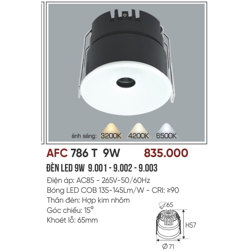 p020-b12-thong-so AFC 786 T LED 9W 4