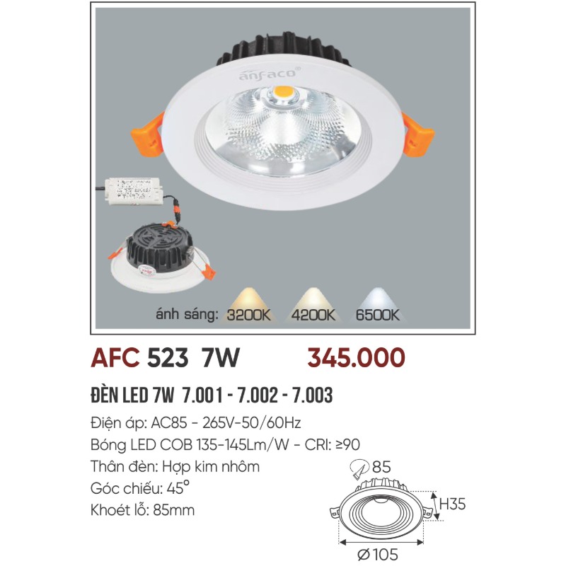 p021-b01-thong-so AFC 523 LED 7W 4