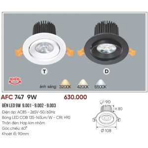 AFC 747 D LED 9W 5