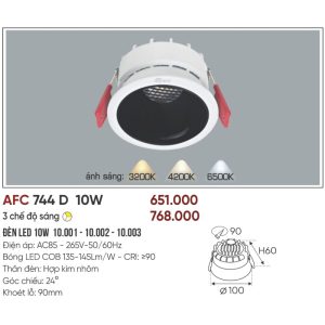 AFC 744 D LED 10W - 1 màu 5