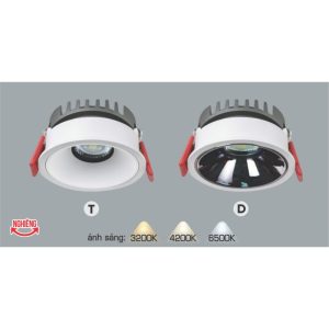 AFC 665 D LED 7W - 3 màu