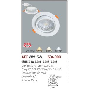 AFC 689 LED 3W 5