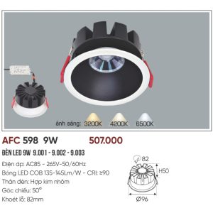 AFC 598 LED 9W 5