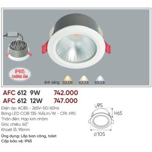 AFC 612 LED 9W 5