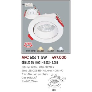 AFC 606 T LED 5W 5