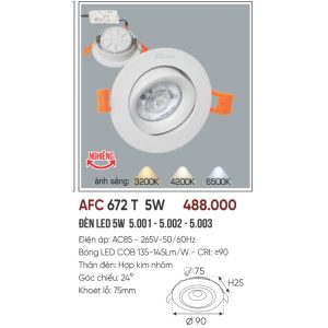AFC 672 T LED 5W 5