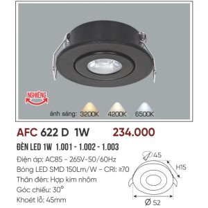 AFC 622 D LED 1W 5
