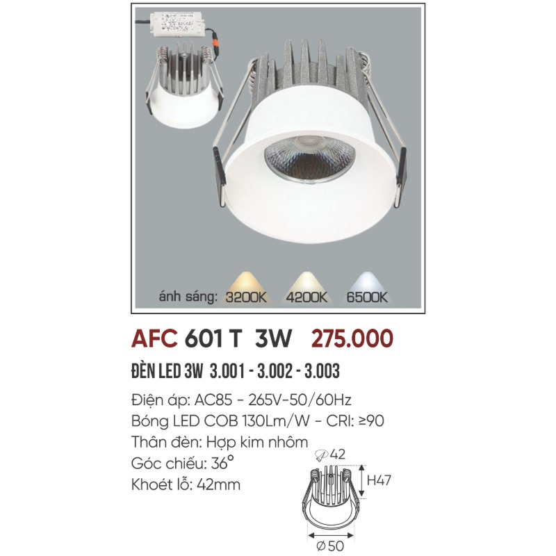 p034-b04-thong-so AFC 601 T 3W 4