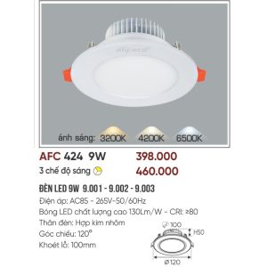 AFC 424 LED 9W - 3 màu 5