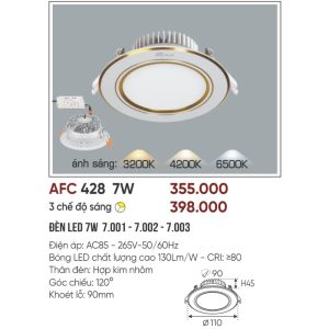 AFC 428 LED 7W - 1 màu 5