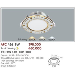 AFC 426 LED 9W - 1 màu 5