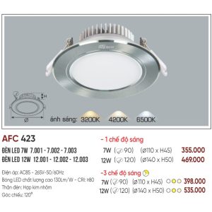 AFC 423 LED 7W - 1 màu 5