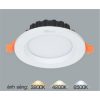 Đèn LED âm trần AFC 442 LED 9W Anfaco - 3 màu 2 Đèn LED âm trần AFC 442 LED 9W Anfaco - 3 màu 2