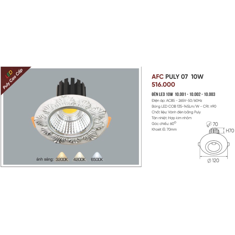 p043-b02-thong-so AFC PULY 07 LED 10W 4