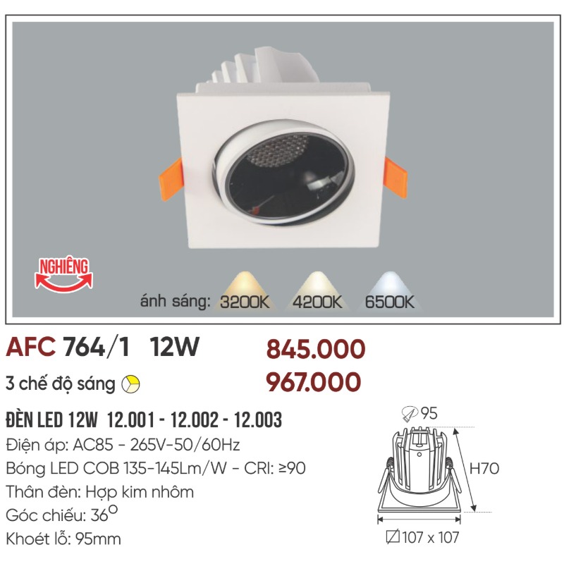 p046-b05-thong-so AFC 764/1 LED 12W - 3 màu 4