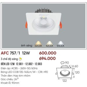 AFC 757/1 LED 12W - 3 màu 5