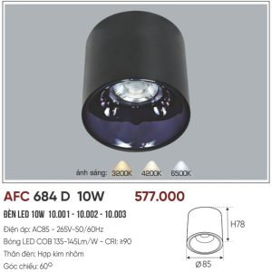AFC 684 D LED 10W 5