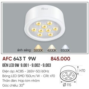 AFC 643 T LED 9W 5