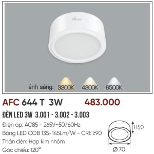AFC 644 T LED 3W 5