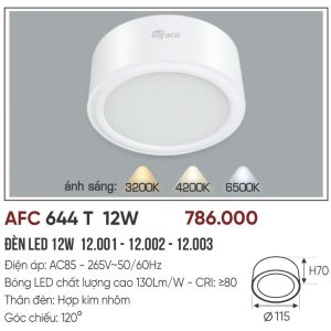 AFC 644 T LED 12W 5