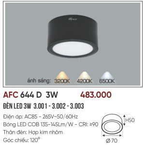 AFC 644 D LED 3W 5