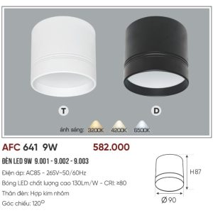 AFC 641 T LED 9W 5