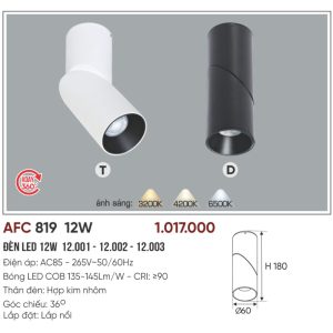 AFC 819 D LED 12W Đế Ngồi 5