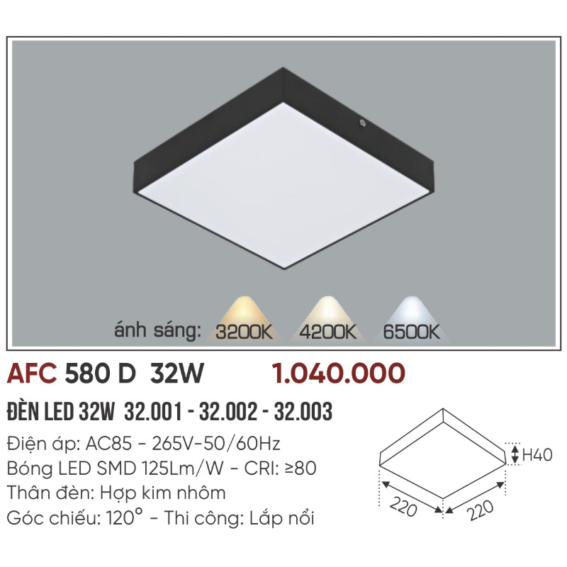 p068-b07-thong-so AFC 580 D LED 32W 4