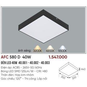 AFC 580 D LED 40W 5