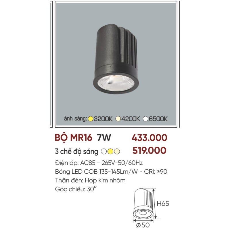 p072-b03-thong-so BỘ LED MR16 7W - 3 màu 4