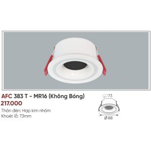 AFC 383 T - MR16 (Không Bóng) 5