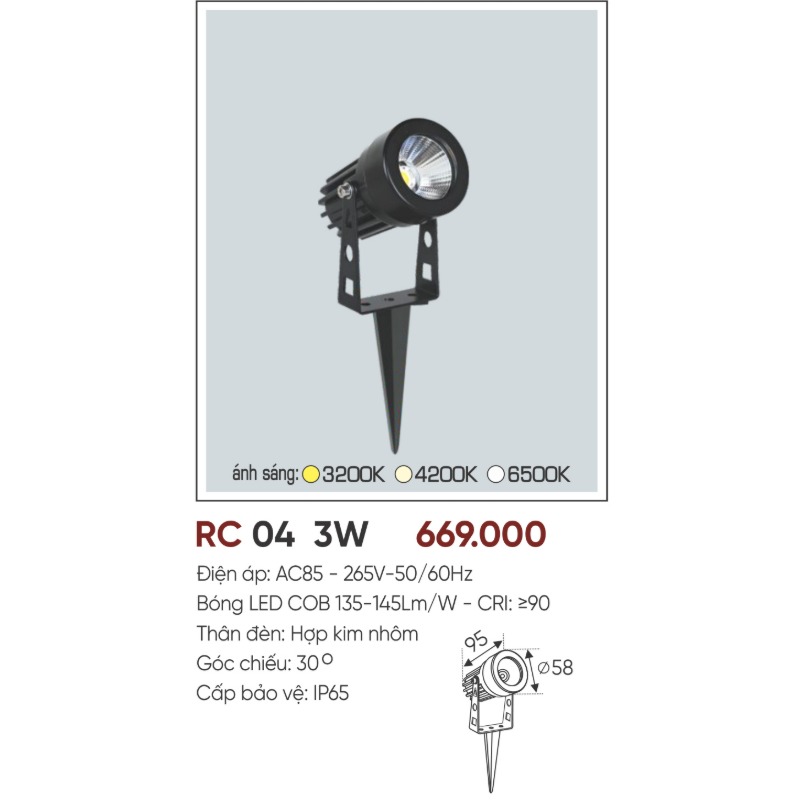 p077-b05-thong-so AFC RC 04 LED 3W 4